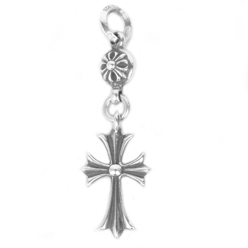 CHROME HEARTS クロムハーツ（原本有） 1ボール タイニー CHクロス ペンダント トップ  シルバー系【中古】