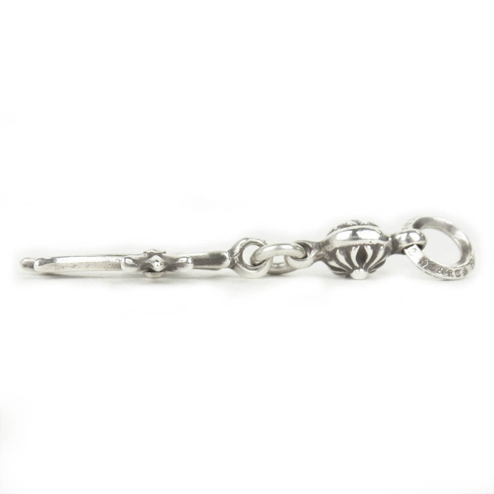 CHROME HEARTS クロムハーツ（原本有） 1ボール タイニー CHクロス ペンダント トップ  シルバー系【中古】