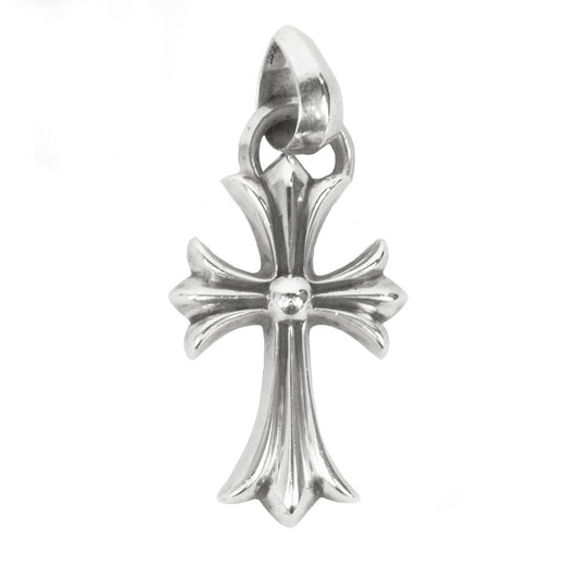 CHROME HEARTS クロムハーツ（原本無） スモール CHクロス ベイル シルバー系【中古】