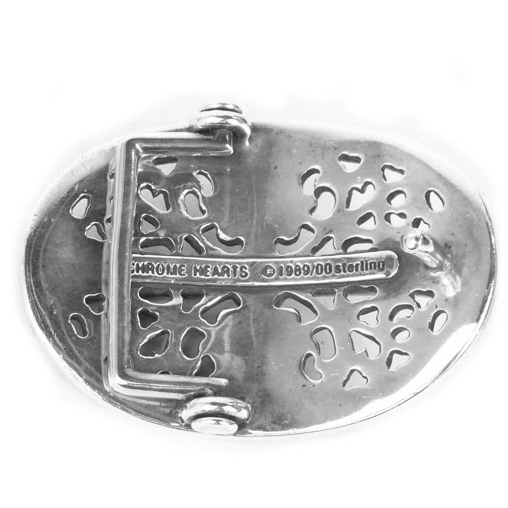 CHROME HEARTS クロムハーツ（原本有） BUCKL OVAL CROSS 1.5 クラシック オーバル クロス バックル シルバー系【中古】