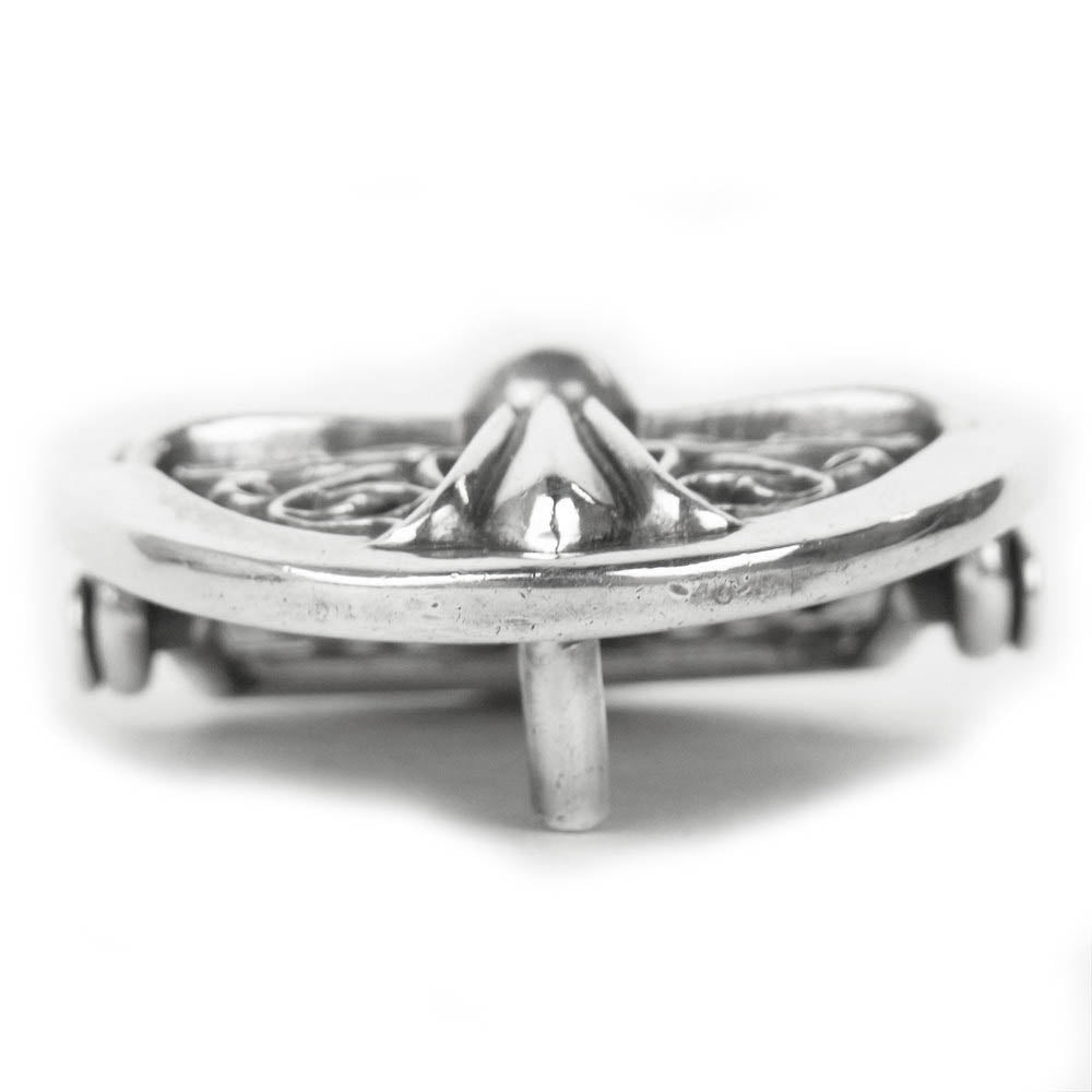 CHROME HEARTS クロムハーツ（原本有） BUCKL OVAL CROSS 1.5 クラシック オーバル クロス バックル シルバー系【中古】