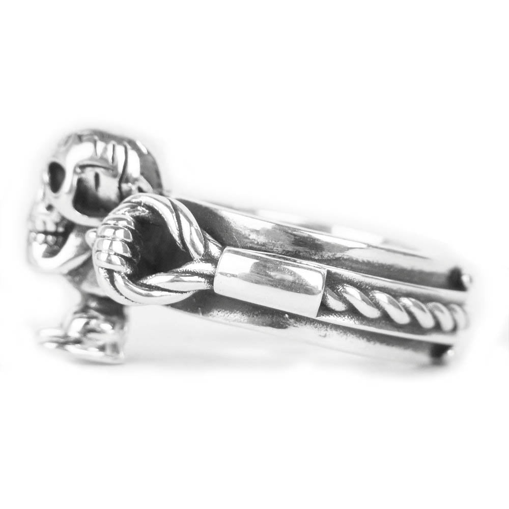 CHROME HEARTS クロムハーツ（原本無） CABLE SML SILVER 925 フォティ ハリスティータ スモール ケーブル リング シルバー系 20号【中古】