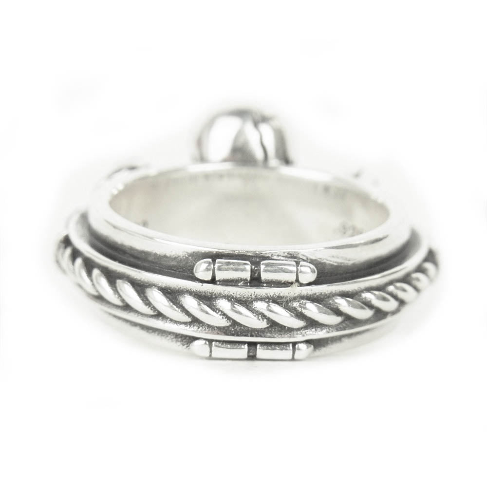 CHROME HEARTS クロムハーツ（原本無） CABLE SML SILVER 925 フォティ ハリスティータ スモール ケーブル リング シルバー系 20号【中古】