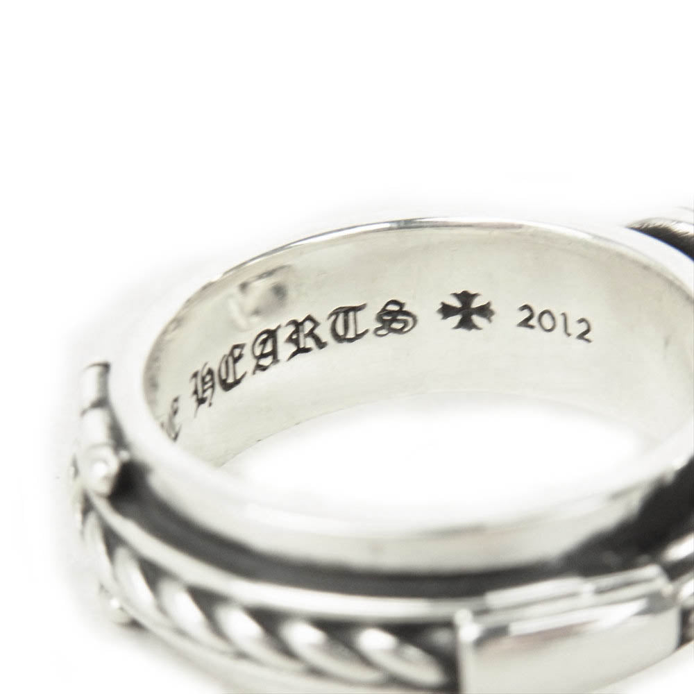 CHROME HEARTS クロムハーツ（原本無） CABLE SML SILVER 925 フォティ ハリスティータ スモール ケーブル リング シルバー系 20号【中古】
