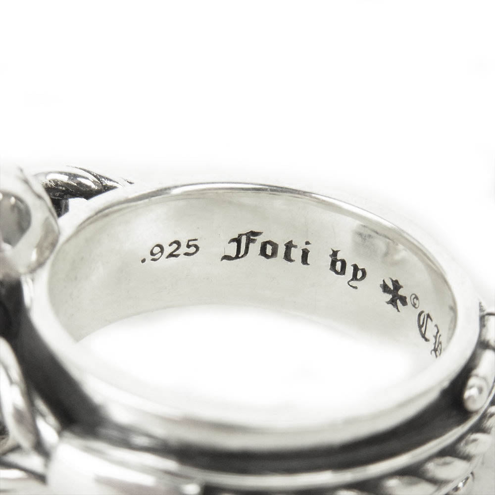 CHROME HEARTS クロムハーツ（原本無） CABLE SML SILVER 925 フォティ ハリスティータ スモール ケーブル リング シルバー系 20号【中古】