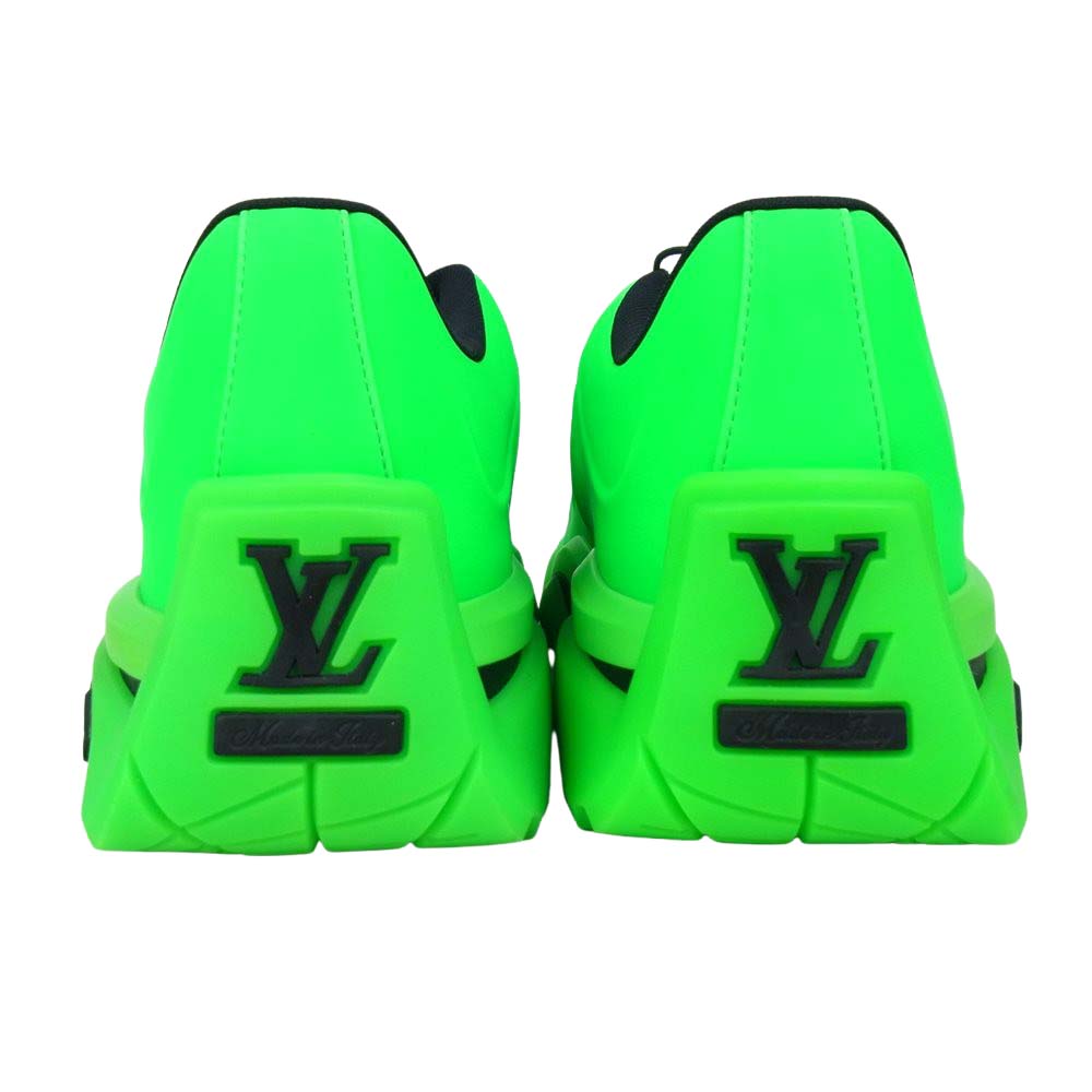 LOUIS VUITTON ルイ・ヴィトン 21AW 1A990C ミレニアム ライン スニーカー グリーン系【極上美品】【中古】