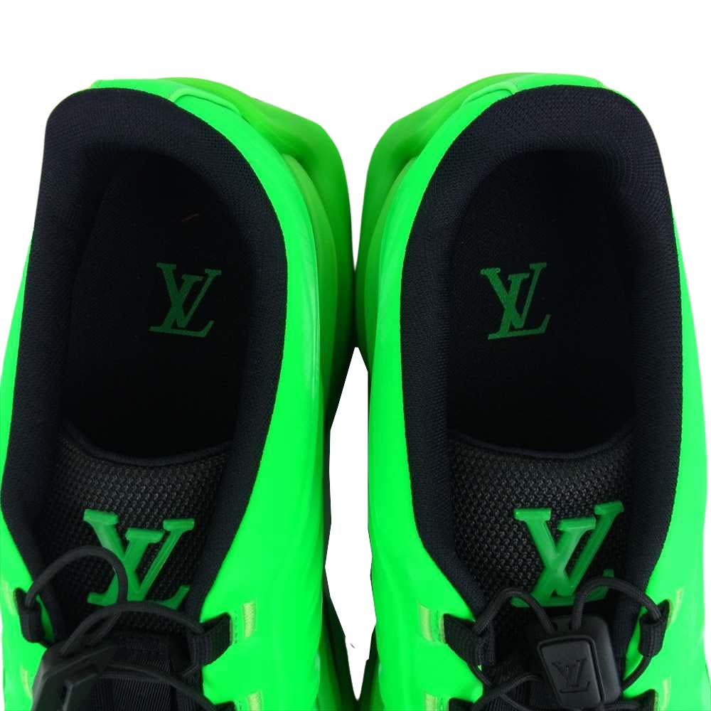 LOUIS VUITTON ルイ・ヴィトン 21AW 1A990C ミレニアム ライン スニーカー グリーン系【極上美品】【中古】