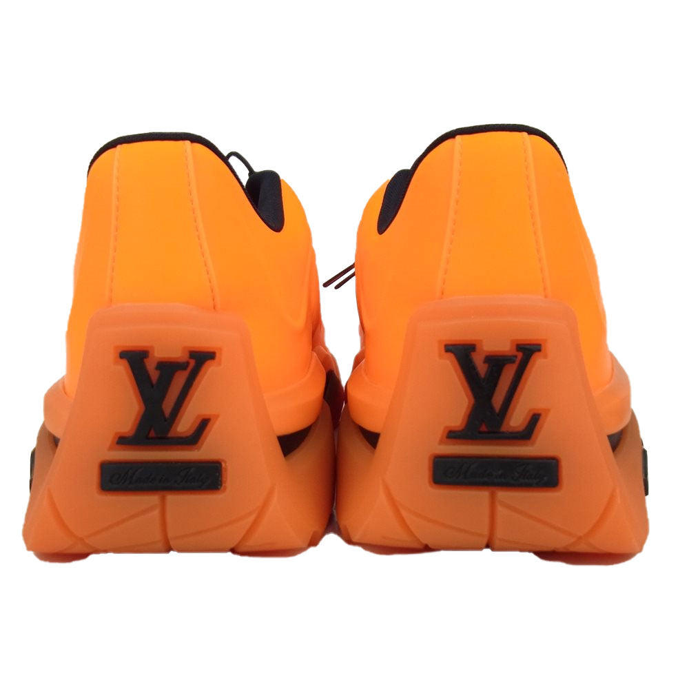 LOUIS VUITTON ルイ・ヴィトン 21AW 1A990V ミレニアム ライン スニーカー オレンジ系【極上美品】【中古】