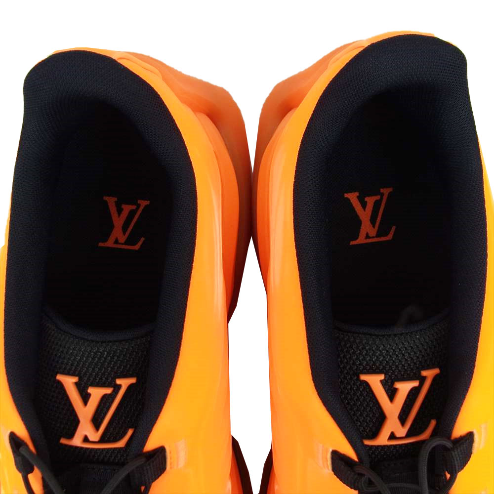 LOUIS VUITTON ルイ・ヴィトン 21AW 1A990V ミレニアム ライン スニーカー オレンジ系【極上美品】【中古】