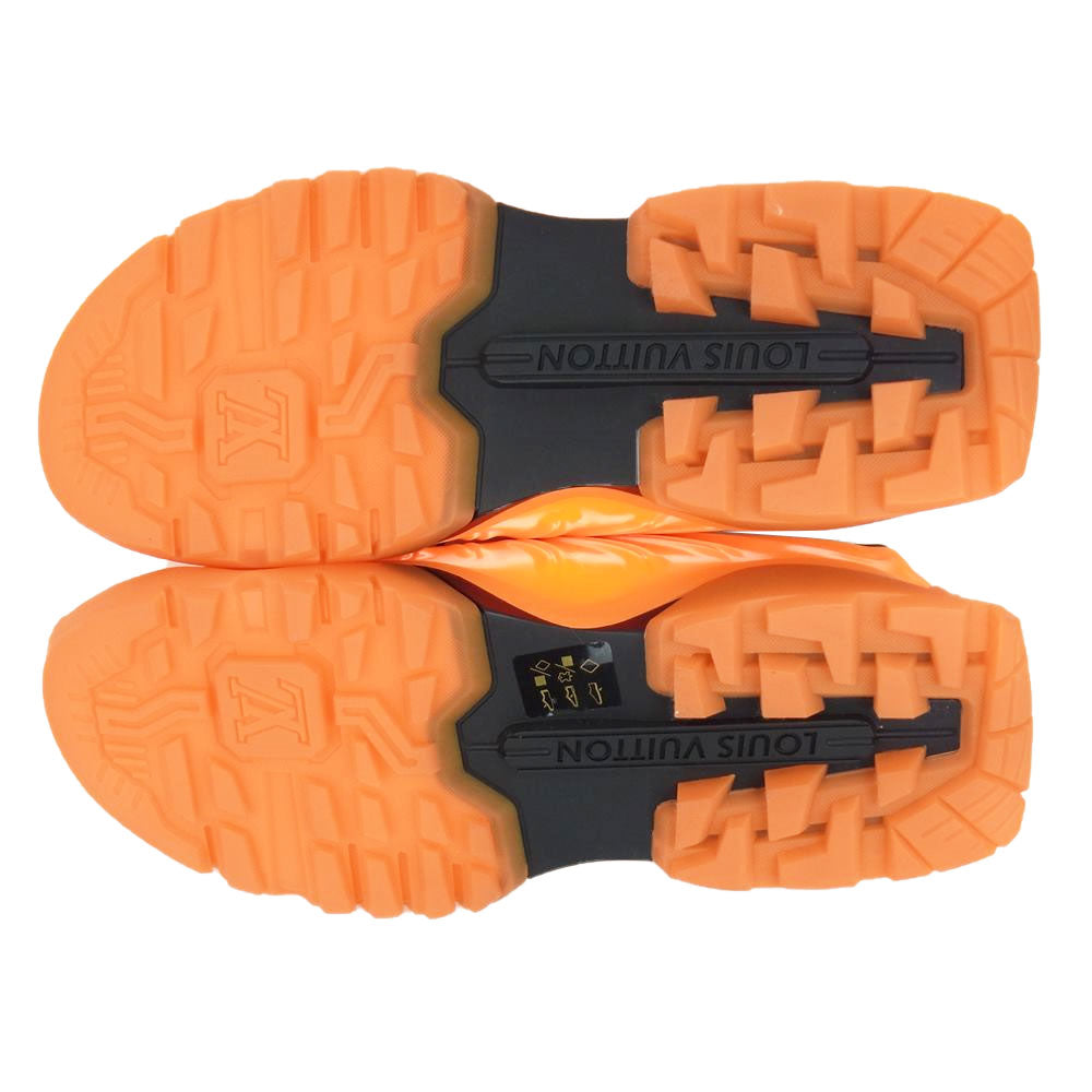 LOUIS VUITTON ルイ・ヴィトン 21AW 1A990V ミレニアム ライン スニーカー オレンジ系【極上美品】【中古】