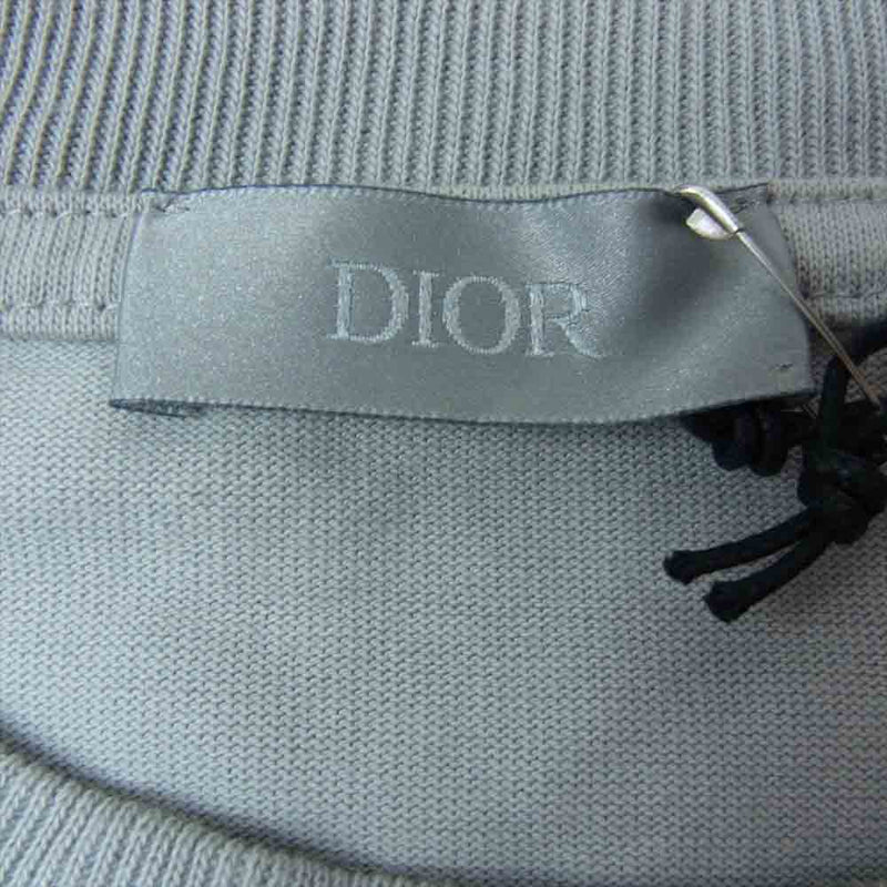 Dior ディオール 20SS 033J625B0554-802 × ナイキ NIKE AIR DIOR M.C&S Top Tee Tシャツ グレー系 L【極上美品】【中古】