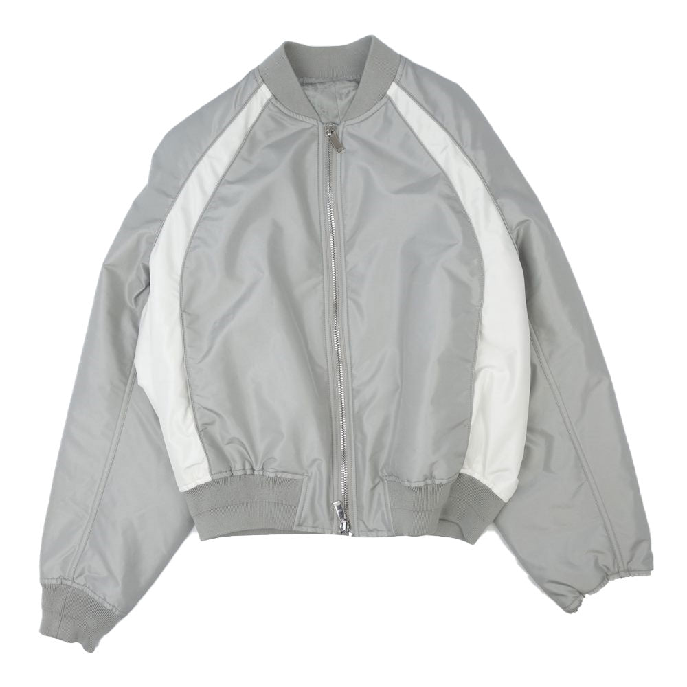 DIOR HOMME ディオールオム 20SS 033C401A4805 bomber co zct b air-j 国内正規品 × JORDAN BRAND Air Dior Bomber Jacket エアディオール ジョーダン ボンバー グレー系 50【中古】