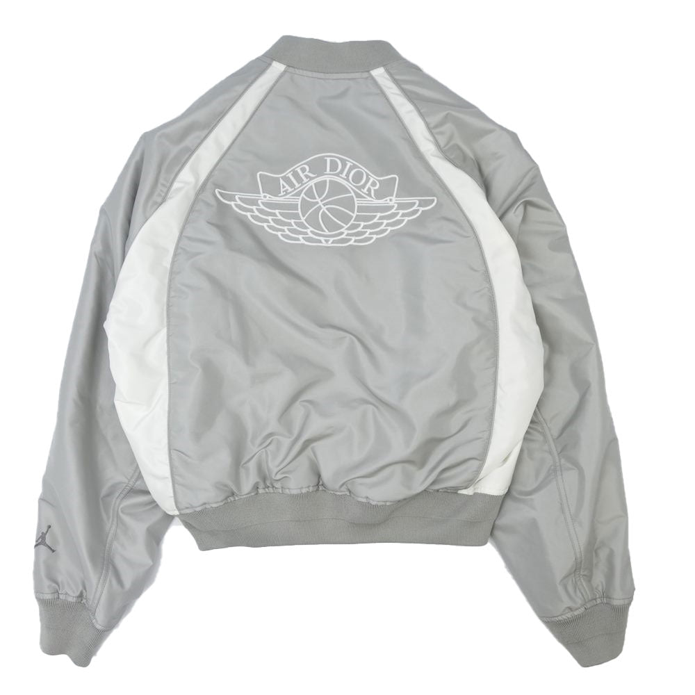 DIOR HOMME ディオールオム 20SS 033C401A4805 bomber co zct b air-j 国内正規品 × JORDAN BRAND Air Dior Bomber Jacket エアディオール ジョーダン ボンバー グレー系 50【中古】