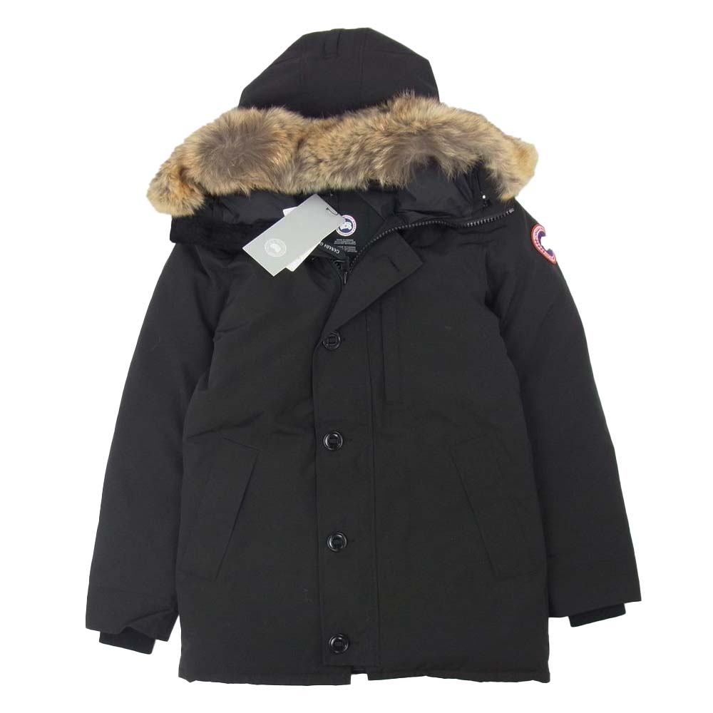 CANADA GOOSE カナダグース 3438JM サザビーリーグ JASPER PARKA ジャスパー パーカ ダウン コート ブラック系 M【新古品】【未使用】【中古】