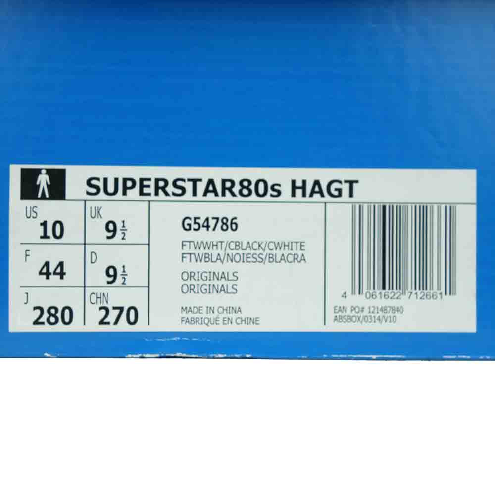 adidas アディダス G54786 Superstar 80s Have A Good Time スーパースター ホワイト系 28cm【美品】【中古】