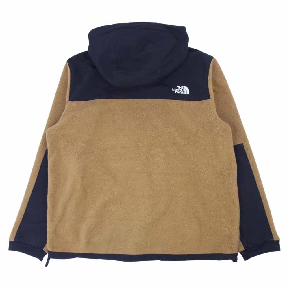 THE NORTH FACE ノースフェイス 19AW T93XAV 並行品 Denali Anorak 2 デナリ アノラック フリース プルオーバー ブラック系 ライトブラウン系 XL【中古】