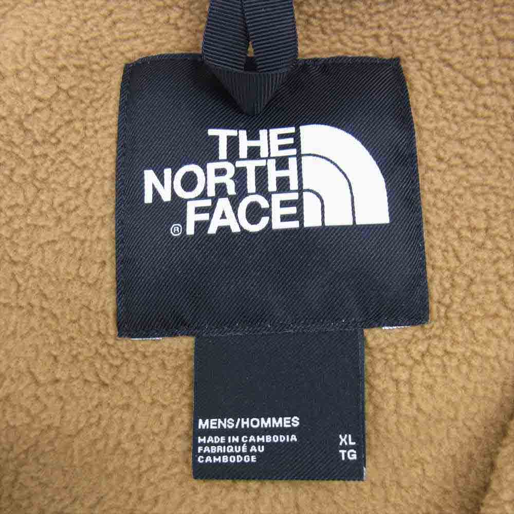 THE NORTH FACE ノースフェイス 19AW T93XAV 並行品 Denali Anorak 2 デナリ アノラック フリース プルオーバー ブラック系 ライトブラウン系 XL【中古】
