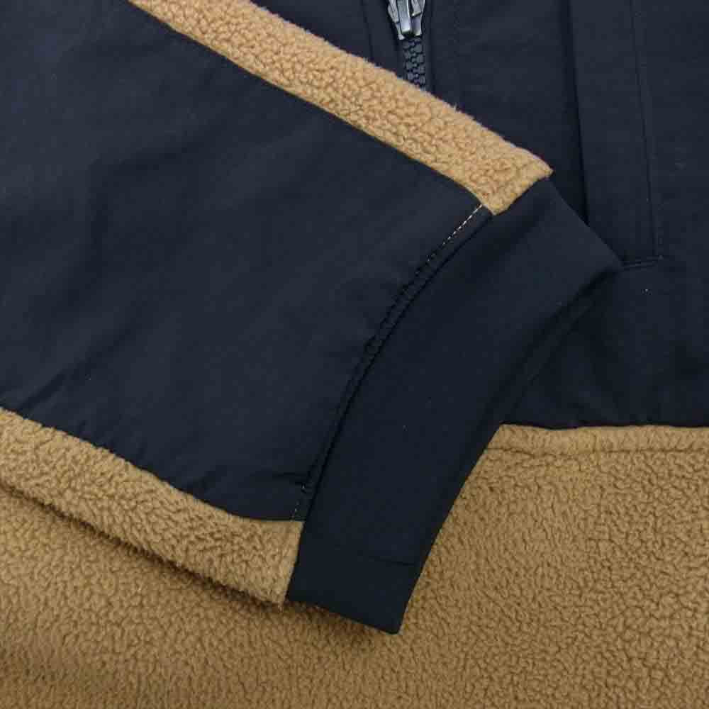 THE NORTH FACE ノースフェイス 19AW T93XAV 並行品 Denali Anorak 2 デナリ アノラック フリース プルオーバー ブラック系 ライトブラウン系 XL【中古】