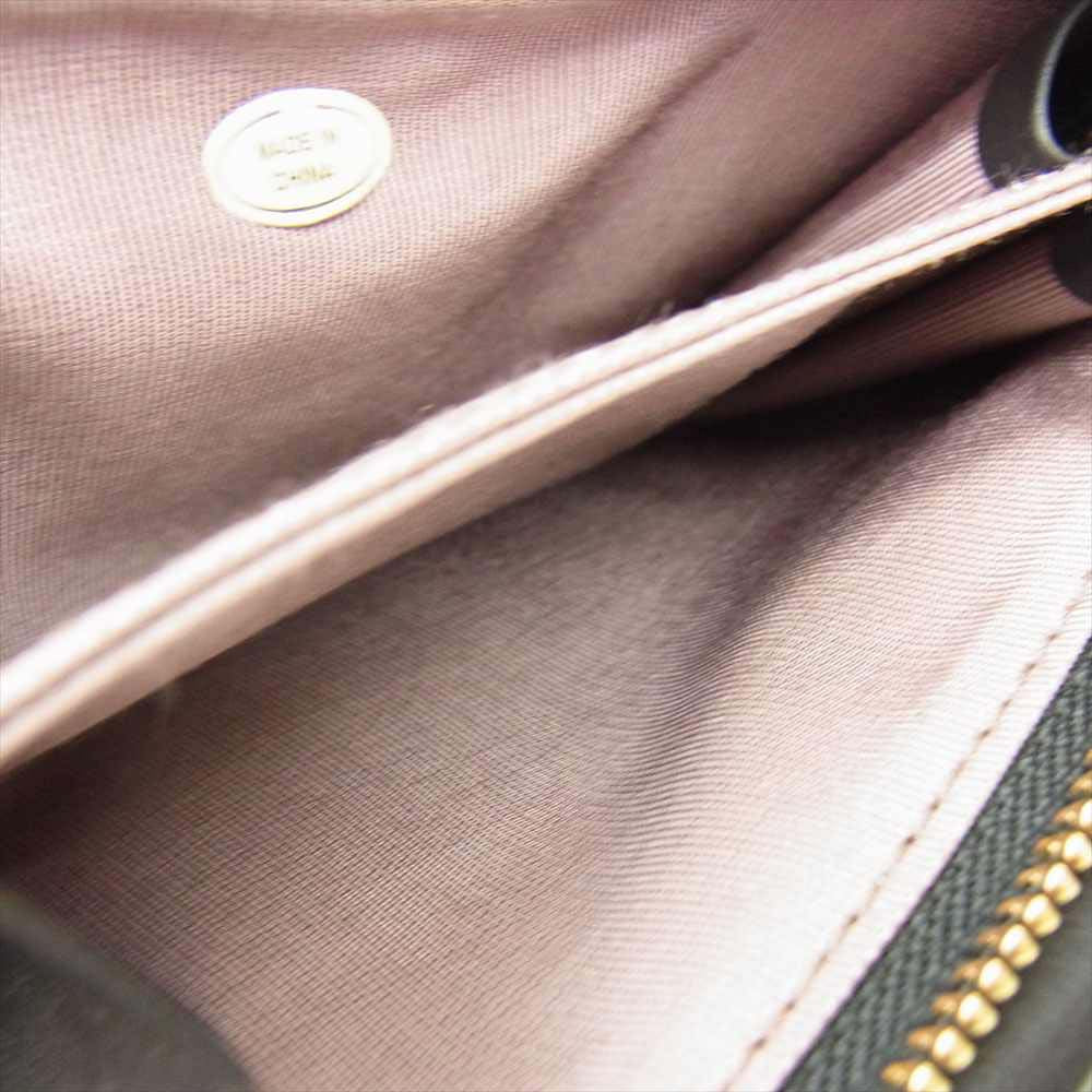 LANVIN ランバン 1717372 コレクション ラペリパース レザー 折財布 ファスナー小銭入れ ブラック系【新古品】【未使用】【中古】