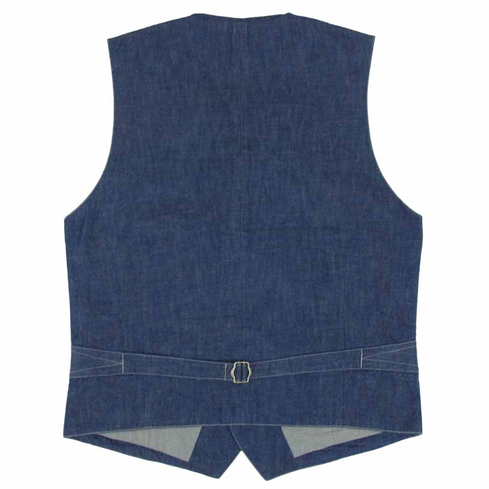 ORGUEIL オルゲイユ OR-4131B Denim Gilet デニム ジレ ベスト インディゴブルー系 42【新古品】【未使用】【中古】