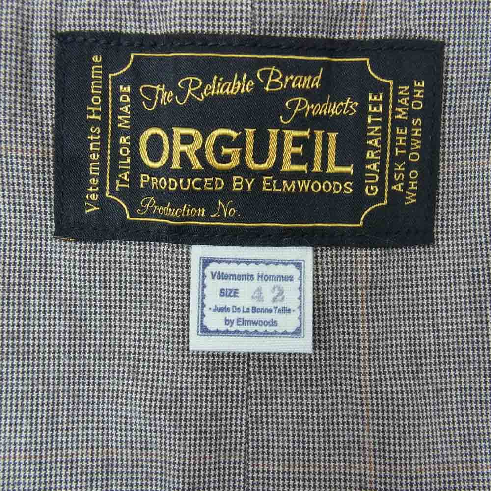 ORGUEIL オルゲイユ OR-4131B Denim Gilet デニム ジレ ベスト インディゴブルー系 42【新古品】【未使用】【中古】