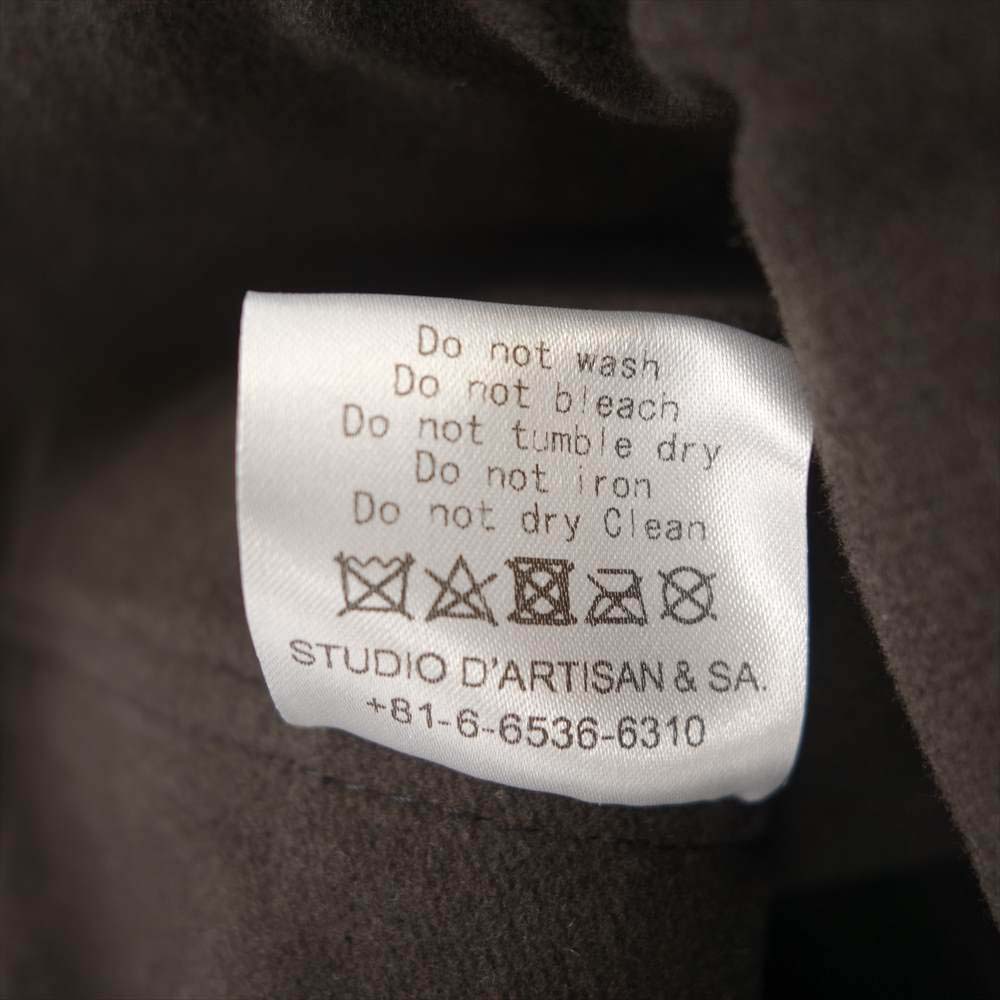 ORGUEIL オルゲイユ OR-4078 Double Leather Jacket ホースハイド ダブル レザージャケット ダークブラウン系 48【新古品】【未使用】【中古】