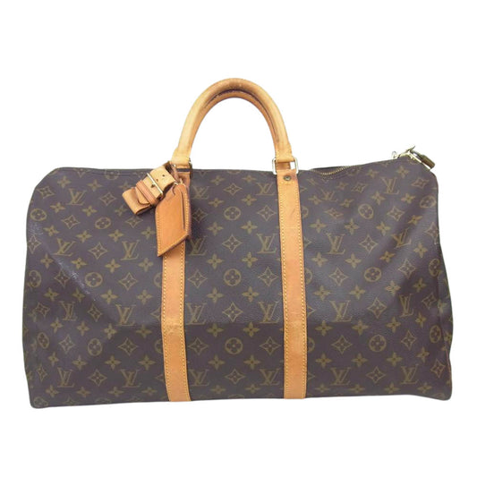 LOUIS VUITTON ルイ・ヴィトン M41426 モノグラム キーポル 50 ボストン バッグ ブラウン系【中古】