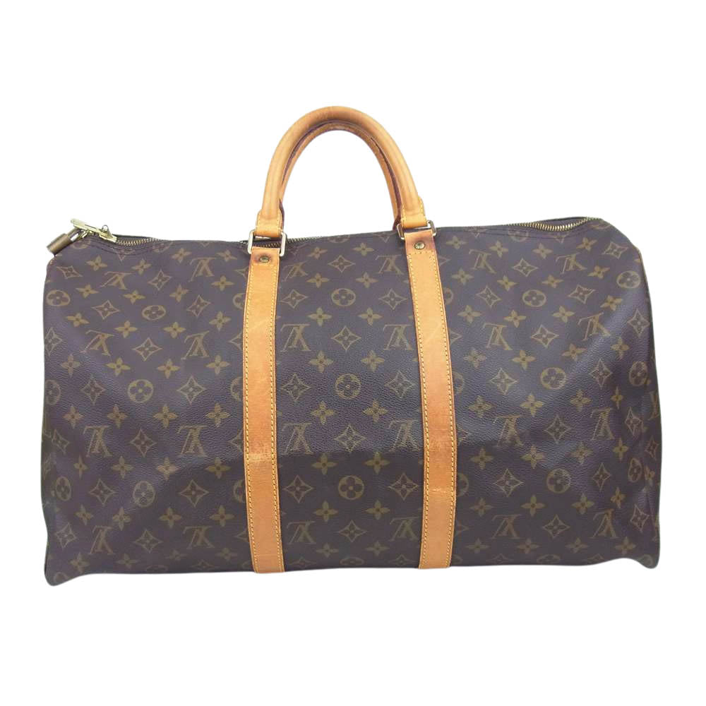 LOUIS VUITTON ルイ・ヴィトン M41426 モノグラム キーポル 50 ボストン バッグ ブラウン系【中古】