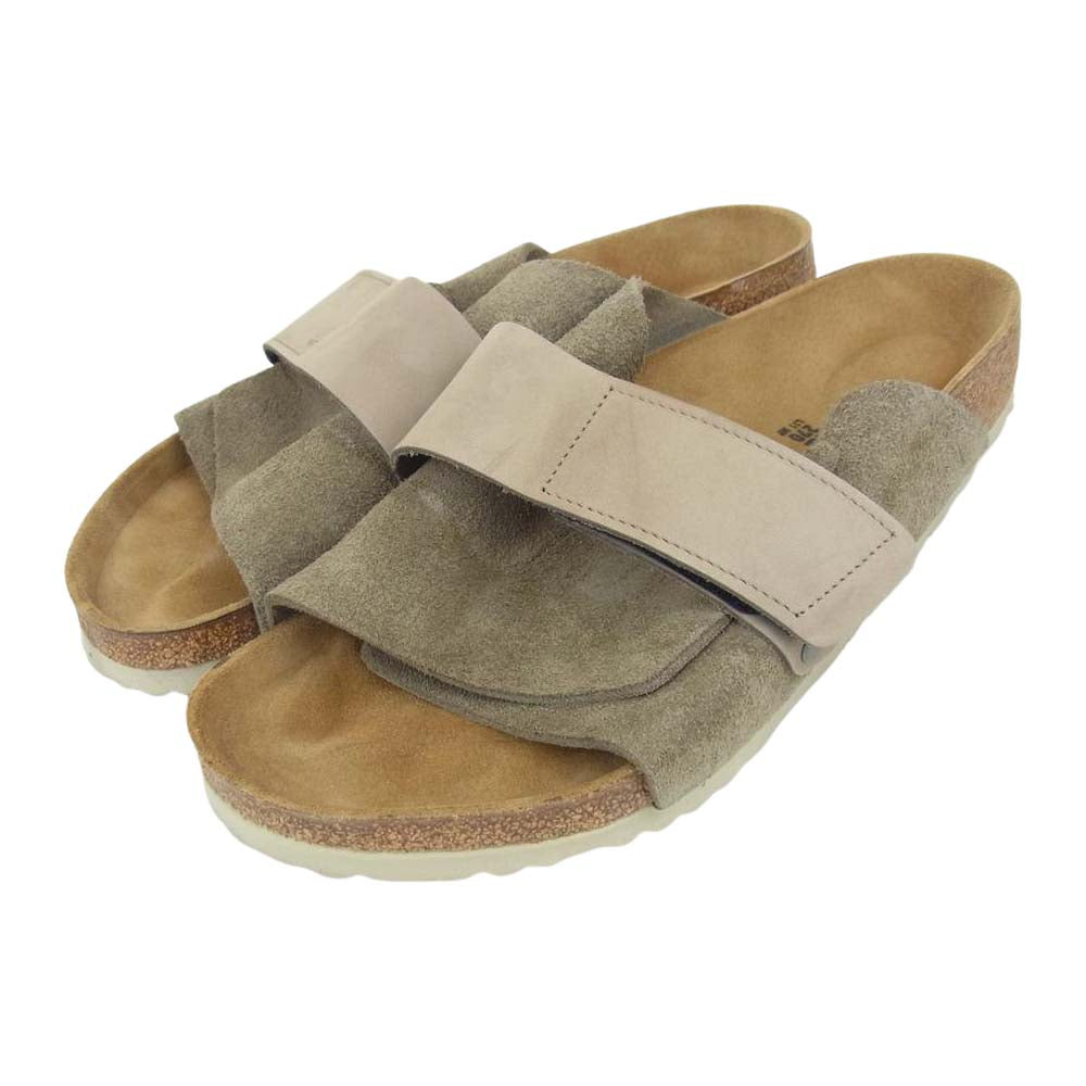 BIRKENSTOCK ビルケンシュトック kyoto キョウト スエード サンダル ブラウン系 27.0cm【中古】