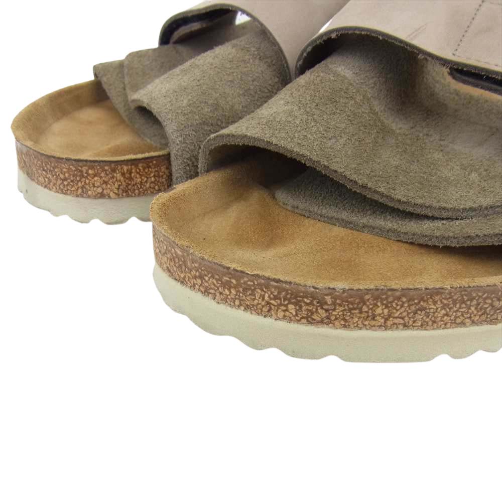BIRKENSTOCK ビルケンシュトック kyoto キョウト スエード サンダル ブラウン系 27.0cm【中古】