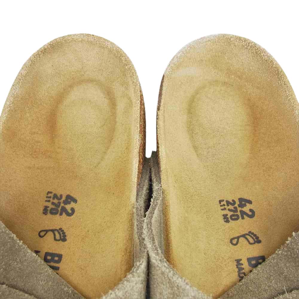 BIRKENSTOCK ビルケンシュトック kyoto キョウト スエード サンダル ブラウン系 27.0cm【中古】