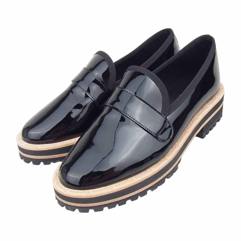 レペット V1996V GAYLOR LOAFER パテントレザー 厚底 ローファー ブラック系 36【極上美品】【中古】