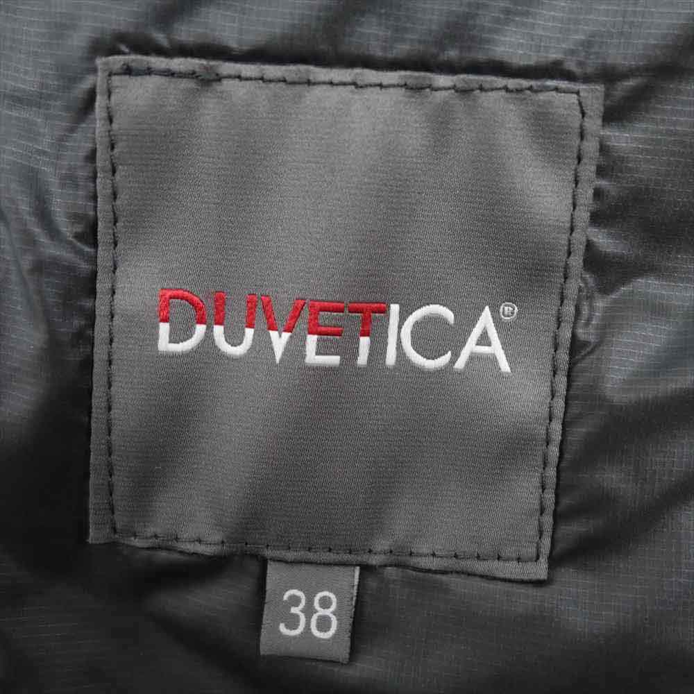 DUVETICA デュベティカ OCIROE オチロエ ラクーンファー付 ダウンコート  ブラック系 38【中古】