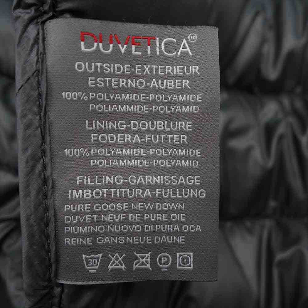DUVETICA デュベティカ OCIROE オチロエ ラクーンファー付 ダウンコート  ブラック系 38【中古】