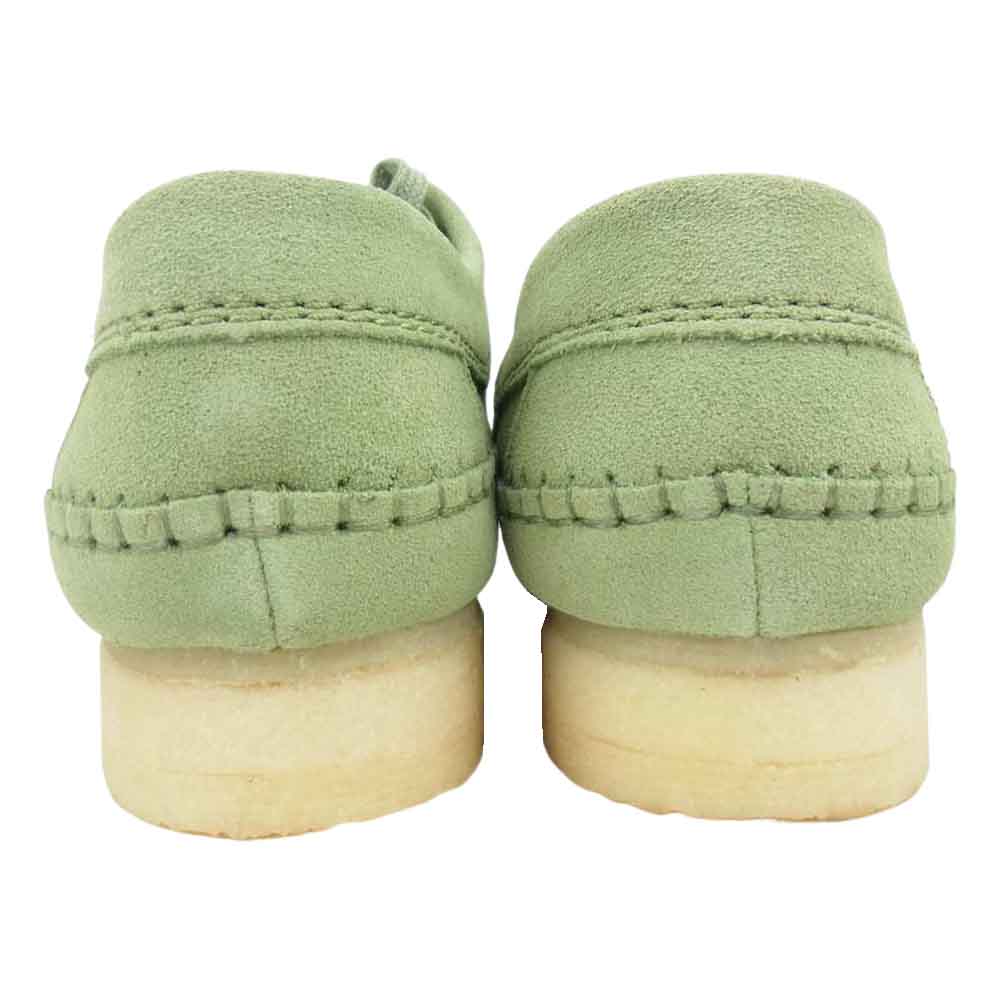 Clarks クラークス Weaver ウィーバー スエード シューズ ライトグリーン系 26.0cm【新古品】【未使用】【中古】