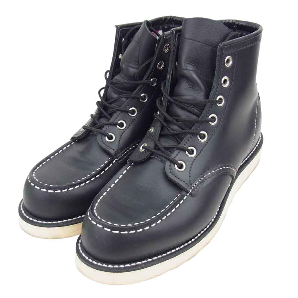 RED WING レッドウィング 8179 IRISH SETTER アイリッシュセッター 四角犬タグ レザー ブーツ ブラック系 24.5cm【美品】【中古】