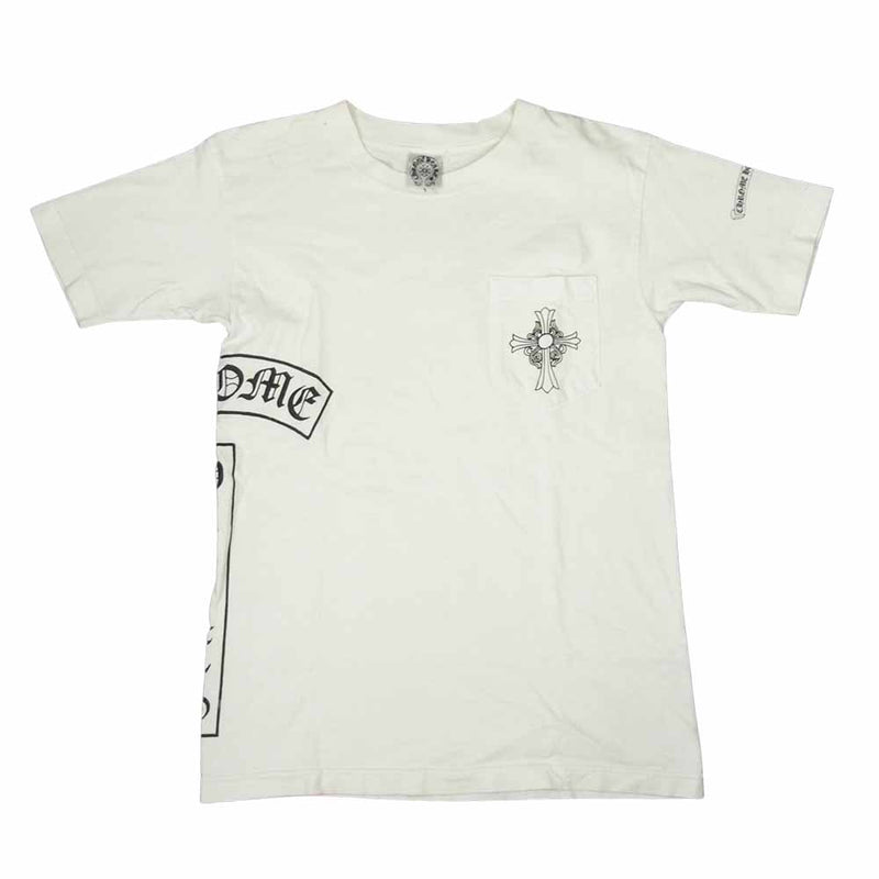 CHROME HEARTS クロムハーツ（原本無） クロス ポケット ホワイト系 S【中古】