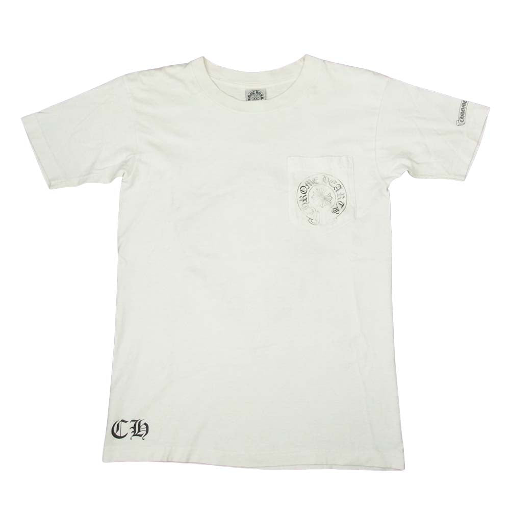 CHROME HEARTS クロムハーツ（原本無） 国内正規品 クロス ポケット ホワイト系 S【中古】