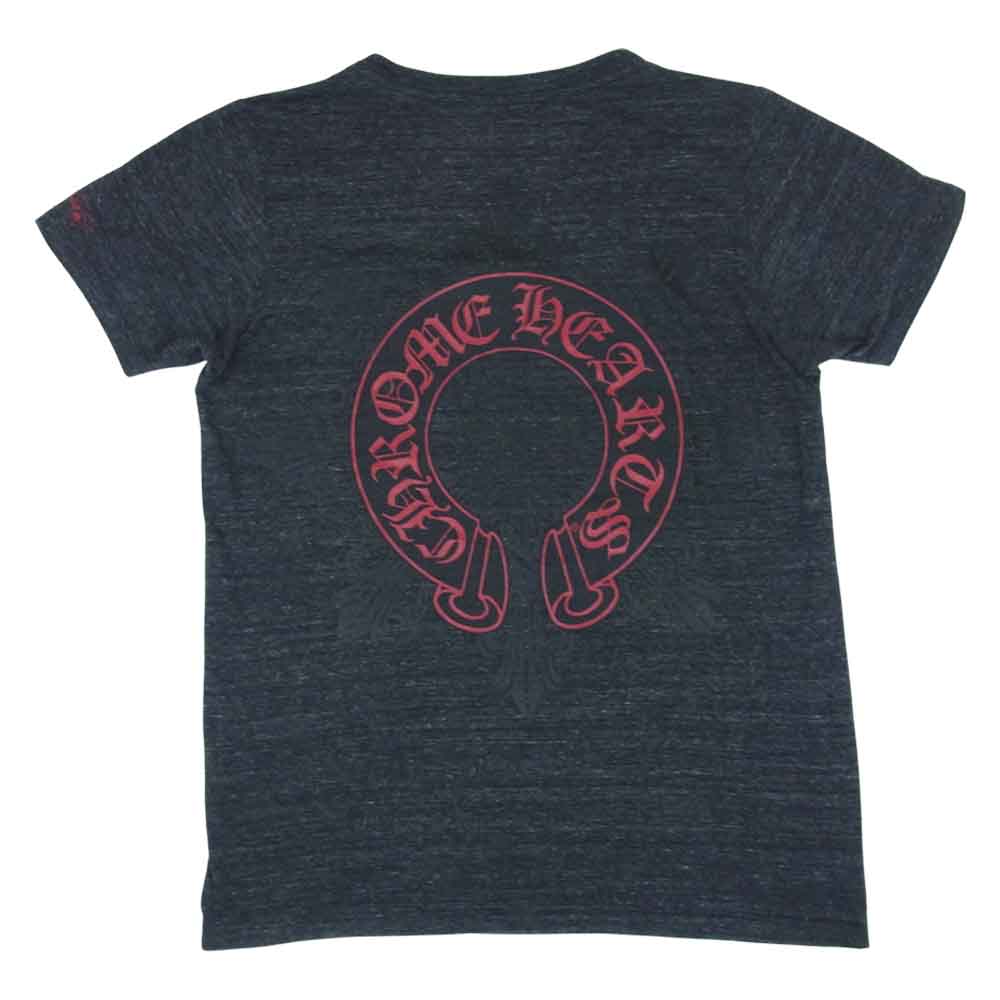 CHROME HEARTS クロムハーツ（原本無） 国内正規品 クロス Vネック ダークグレー系 M【中古】
