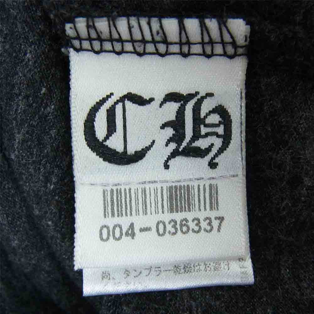 CHROME HEARTS クロムハーツ（原本無） 国内正規品 クロス Vネック ダークグレー系 M【中古】