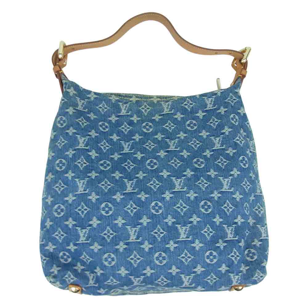 LOUIS VUITTON ルイ・ヴィトン M95048 モノグラムデニム バギーGM デニム ショルダー ロングレザーストラップ 付属【中古】
