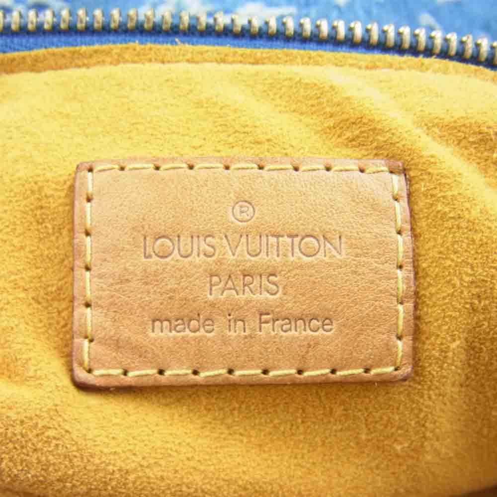 LOUIS VUITTON ルイ・ヴィトン M95048 モノグラムデニム バギーGM デニム ショルダー ロングレザーストラップ 付属【中古】