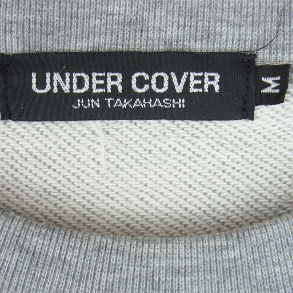 UNDERCOVER アンダーカバー MAD STORE限定 NIRVANA ニルヴァーナ プリント クルーネック スウェット グレー系 M【中古】