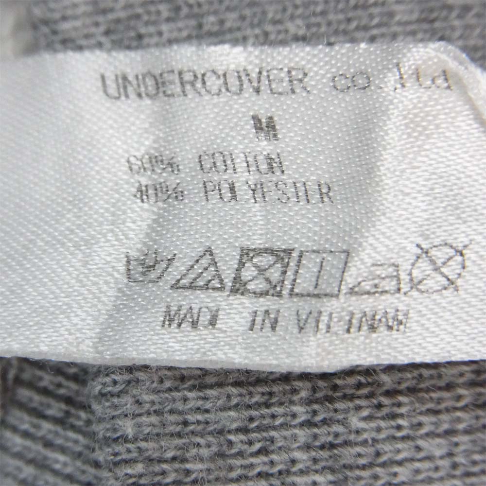 UNDERCOVER アンダーカバー MAD STORE限定 NIRVANA ニルヴァーナ プリント クルーネック スウェット グレー系 M【中古】