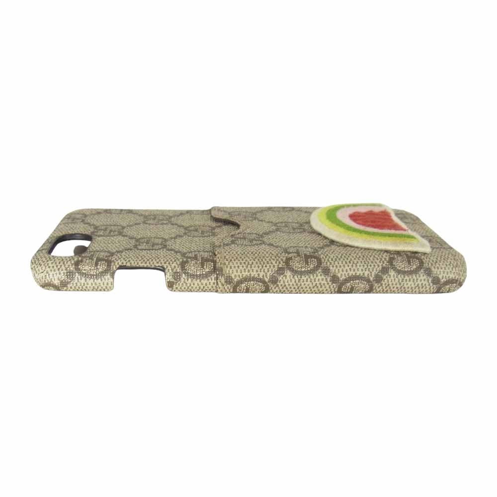 GUCCI グッチ 476414 572353 Monogram Embroidered Rainbow iPhone 7.8 SE スマホケース【中古】