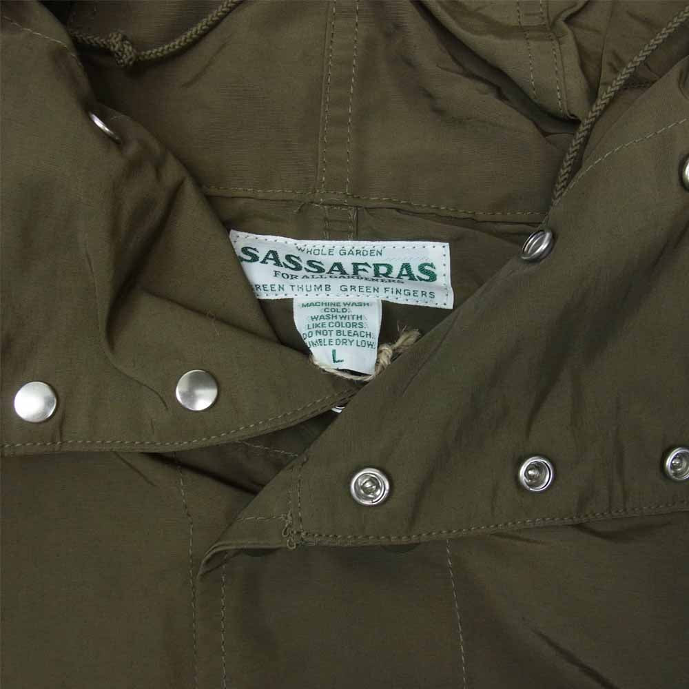 SASAFRAS ササフラス SF-201704 Blower Bud TP Jacket 60/40 ブロワー バド TP ジャケット オリーブ系 L【新古品】【未使用】【中古】