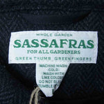 SASAFRAS ササフラス SF-201701 Gardener Cap Jacket Herrinbone Blanket ガーデナー キャップ ジャケット ヘリンボーン ブランケット チャコール系 L【新古品】【未使用】【中古】