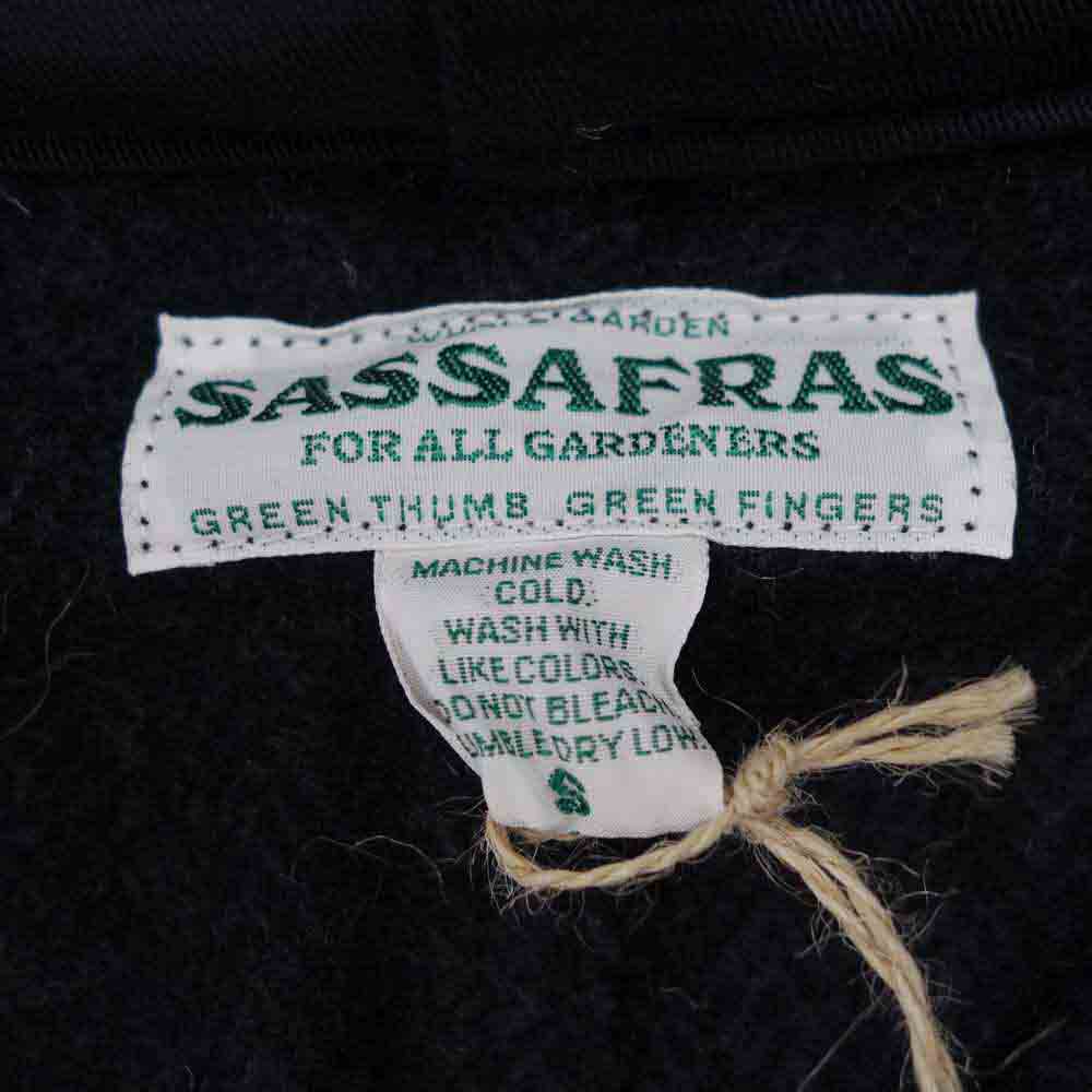 SASAFRAS ササフラス SF-201704 Blower Bud TP Jacket Herrinbone Blanket ブロワー バド TP ジャケット ヘリンボーン ブランケット ジャケット チャコール系 S【新古品】【未使用】【中古】