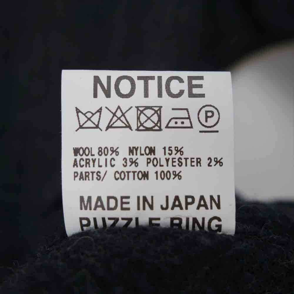 SASAFRAS ササフラス SF-201704 Blower Bud TP Jacket Herrinbone Blanket ブロワー バド TP ジャケット ヘリンボーン ブランケット ジャケット チャコール系 S【新古品】【未使用】【中古】