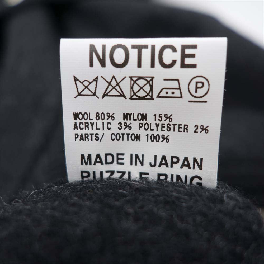 SASAFRAS ササフラス SF-201704 Blower Bud TP Jacket Herrinbone Blanket ブロワー バド TP ジャケット ヘリンボーン ブランケット ジャケット チャコール系 XS【新古品】【未使用】【中古】